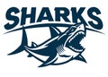 Great White Shark Mascot Logo Royalty Free Stock Photo