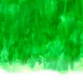 Vector green abstract hand drawn watercolor background