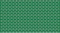 Vector green brick wall (brickwork)