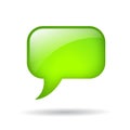 Vector green bubble Royalty Free Stock Photo