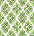 Vector. Green seamless pattern