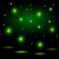 Vector Green Shining Background