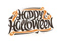 Vector greeting card for Halloween Royalty Free Stock Photo
