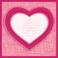 Vector greeting card Valentines Day