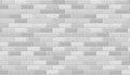 Vector grey brick wall pattern horizontal background. Flat gray and white wall texture. Simple textured brickwork for Royalty Free Stock Photo