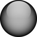 Vector Grey Glass Button