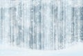 Vector grey wooden background and snow.