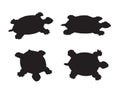 Vector group of turtle Royalty Free Stock Photo