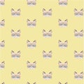 Vector grumpy cat pattern.