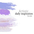 Vector grunge brushes surface decoration pattern with gradient violet elemnts, sparkle dots and splashes, Foil graphics. grunge