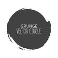 Vector Grunge Circle. Element for your Design. Rubber Stamp Texture. Distress Border Frame