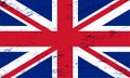 Vector grunge flag of the united kingdom background Royalty Free Stock Photo