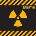 Vector grunge radiation background