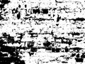 Vector grunge texture of an old brick wall with damage and peeling paint Royalty Free Stock Photo