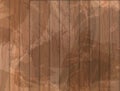 Vector Grunge Wood Background, Wooden Texture, Light Brown Color. Royalty Free Stock Photo