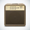 Vector guitar amplifier Royalty Free Stock Photo