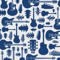 Vector guitars pattern or background