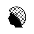 Vector hairnets must be worn icon Royalty Free Stock Photo