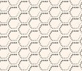 Vector halftone black and white abstract pattern. Royalty Free Stock Photo