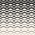 Vector halftone hipster pattern with diamond shapes, rhombuses