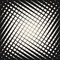 Vector halftone geometric pattern with crossing diagonal lines Royalty Free Stock Photo