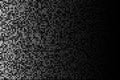 Vector halftone gradient pattern made of dots with randomized opacity. Royalty Free Stock Photo