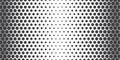 Vector Halftone hexagonal abstract geometric background. Black and white vector pattern. Hipster fashion design print