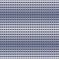 Vector halftone mesh seamless pattern. Deep blue and white abstract texture Royalty Free Stock Photo