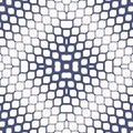 Vector halftone mesh texture. Blue and white abstract geometric seamless pattern