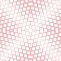 Vector halftone mesh texture. Pink and white abstract geometric seamless pattern Royalty Free Stock Photo