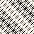 Vector halftone pattern. Abstract seamless texture with diamonds, diagonal grid Royalty Free Stock Photo