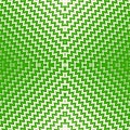 Vector halftone seamless pattern. Abstract green background with zigzag lines Royalty Free Stock Photo