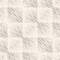 Vector halftone seamless pattern with grunge effect. Black and white texture Royalty Free Stock Photo