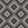 Vector halftone seamless pattern. Monochrome texture with zigzag lines, chevron Royalty Free Stock Photo