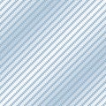 Subtle diagonal halftone seamless pattern. White and blue vector mesh texture