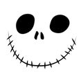Vector Halloween Faces. The nightmare before christmas. Jack Skellington. halloween jack faces silhouettes.