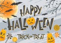 Vector Halloween illustration Royalty Free Stock Photo