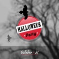 Vector Halloween poster. EPS,JPG. Royalty Free Stock Photo