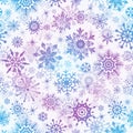 Vector hand drawn Christmas gradient seamless patter