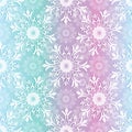 Vector hand drawn gentle pastel geometric Christmas seamless pattern