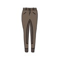 Vector hand drawn horse riding breeches