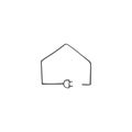 Vector hand drawn icon. A plug with wire that forms a house silhouette. Housekeeping and home repairs theme.