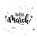 Vector hello march