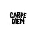 Carpe diem lettering Royalty Free Stock Photo