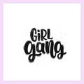 Girl gang lettering