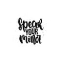 Speak your mind