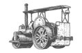 Steam powered roller