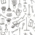 Seamless pattern gardening