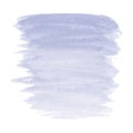 Vector hand painted watercolor painting - lavender purple violet gradient colored stain isolated on white background