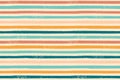 Vector hand painted colorful stripes background Royalty Free Stock Photo